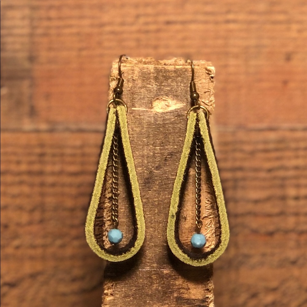 UpCyc Leather earrings! A new wave of fashion.